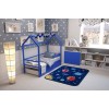 Детская кровать-домик Бельмарко Синий