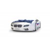 Объемная кровать машина Roadster БМВ Белая