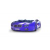 Объемная кровать машина Roadster БМВ Синяя