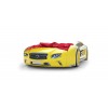 Объемная кровать машина Roadster Лексус Желтая
