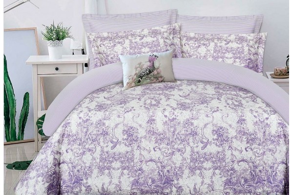 Комплект постельного белья Lavander on white